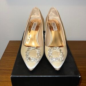 Badgley Mischka Collection: Carrie Crystal Embellished Pump